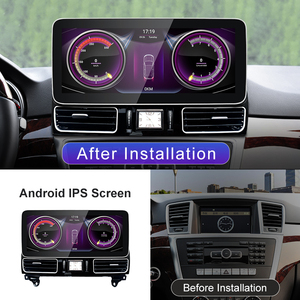 HFMidia MTK8581 Android14 CarPlay sans fil AUTO pour Mercedes Benz Classe M W166 ML250 ML350 Lecteurs vidéo de voiture GPS Multimédia - Product Image 3
