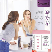 Complément alimentaire de beauté de haute qualité à marque privée : Biotine, Collagène et Acide Folique sous forme de bandelettes orales pour la santé de la peau et des cheveux