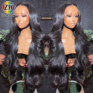 Perruques sans colle en cheveux naturels bruts, densité 250%, Lace Front, Ondulées Body Wave, Full HD Lace Frontal, en cheveux humains brésiliens, Vente en gros - Product Image 2