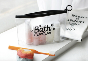 Biểu Tượng Tùy Chỉnh Thân Thiện Với Môi Nhựa Trong Suốt Du Lịch Trang Điểm Trường Hợp Dây Kéo Mỹ Phẩm Tổ Chức Lưu Trữ Pouch Nhựa Trang Điểm Túi - Product Image 6