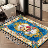 Tapis décoratif de style européen pour la maison Luxe lourd pour l'entrée Styles français américains de grande surface pour le salon