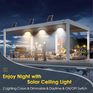 Venta al por Mayor de Nuevas Lámparas Solares LED de 60w 100w 200w 300w 400w para Techo, Interiores, Sala de Estar, Dormitorio, Patio, Balcón - Product Image 5