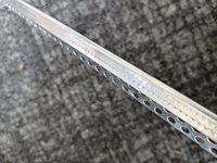 20 años de experiencia de fábrica, bajo precio, alta calidad, perfil de aluminio para enrasar con el suelo, brida de 7/8 pulgadas, 2 pulgadas, venta al por mayor para construcción de yeso en paredes