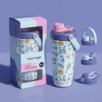 Gourde shaker protéinée 20oz avec compartiment de rangement inférieur amovible, poignée de transport, anti-fuite, pour fitness et gym, logo personnalisé, OEM
