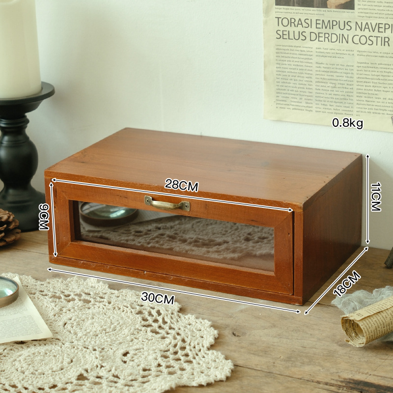 Un cajón que contiene una computadora (acrílico).