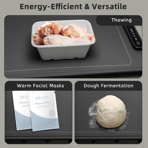 New Arrivals 12V 10000mAh Rechargeable <b>Food</b> <b>Warming</b> Mat Household Cordless Electric <b>Warming</b> Tray for Buffet Camping Party - Product Image 4