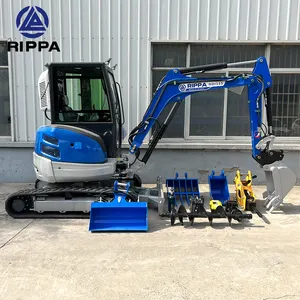 Giá rẻ châu âu sử dụng rộng rãi trang trại máy xúc EPA CE Trung Quốc mini máy xúc 3.5 tấn 3 tấn Digger máy để bán