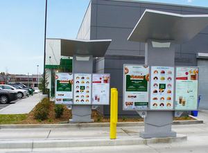 ไดรฟ์ดิจิทัลแบบตั้งพื้นสำหรับบอร์ดเมนู Ip66ธุรกิจป้ายอิเล็กทรอนิกส์กลางแจ้งมีความสว่างสูง - Product Image 3