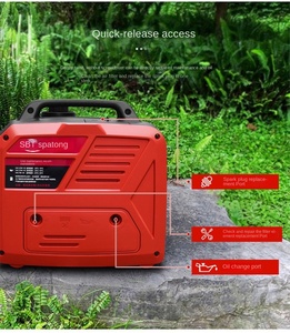 Sbatong Im Lặng Loại 220V 2kw-5kw Kỹ Thuật Số Chuyển Đổi Tần Số Máy Phát Điện Nhỏ Ổn Định Cắm Trại Sử Dụng - Product Image 4