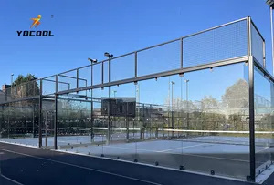 Court de padel 2024 Offre Spéciale totalement réglé court de tennis extérieur pour la maison et le terrain de sport