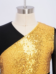 Trajes de Danza Lírica para Niñas de 6 a 16 Años, Conjunto de Top Corto y Pantalones para Danza Jazz, Actuaciones, Clases de Baile y Espectáculos - Product Image 3