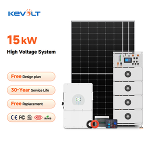 Système d'énergie solaire haute tension KEVOLT 15kW 20kW 25kW 30kW, panneaux solaires avec batterie et système d'énergie solaire hybride - Product Image 1
