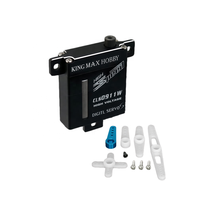 Servomoteur numérique HV KINGMAX CLS0911W 26g 5-8.4V 10kg Couple de coupure 0.11sec Sans noyau Engrenage entièrement métallique pour Drones RC à voilure fixe
