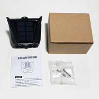 Répulsif animal solaire de haute qualité avec lampe de poche dispositif répulsif animal étanche extérieur pour Fox Farm Yard Garden