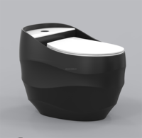 Conteneur 40ft Sanitaire Toilette en Gros Toilette Bleue avec Toilette Blanche Siège à Fermeture Douce Salle de Bain Oeuf Commode Bol