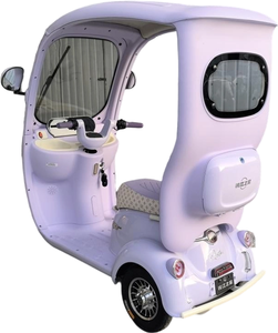 Triciclo a 2 Posti con Tettuccio Certificato DOT, Resistente alle Intemperie, 60V |   30-50Km/h Autonomia 50-70km Perfetto per Passeggiate <span class=keywords><strong>Lungo</strong></span> il <span class=keywords><strong>Mare</strong></span> - Product Image 4