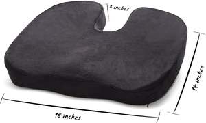 Coussins de massage en mousse à mémoire de forme en U personnalisés les plus vendus 37*45 cm Housses de coussin lavables Coussins lombaires et coussins de siège - Product Image 2