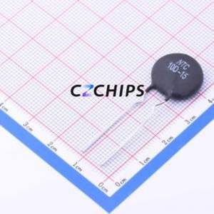 Thermistance NTC 10D-15, composant traversant (THT), P=7,5 mm, résistance 10 ohms 5A - Product Image 1