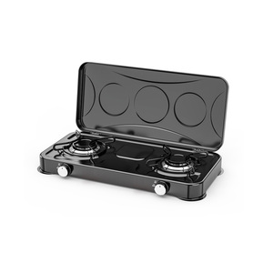 ポータブルデュアルクッカーLPG/天然ガス対応家庭用ガスコンロ-均一加熱 - Product Image 4