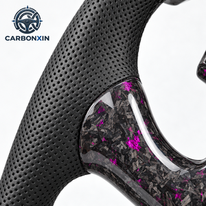 Volante Deportivo de Fibra de Carbono y Cuero con LED para Dodge Charger Challenger Durango SRT RT Magnum Scat Pack 2015-2023 - Product Image 6