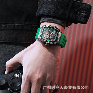 Orologio Meccanico Automatico Richard Originale Nuovo, Impermeabile con Secondi Luminosi, Tendenza Moda - Product Image 3