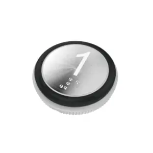 Bouton poussoir d'ascenseur carré rond extérieur numérique boîte d'appel sans fil avec braille