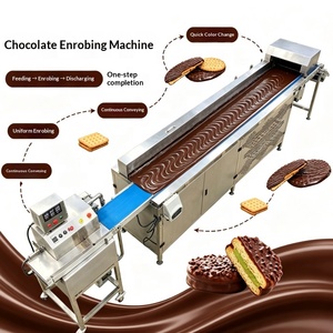 Machine de recouvrement de <span class=keywords><strong>chocolat</strong></span> automatique à haute efficacité en acier inoxydable 304 avec chauffage à température constante et revêtement uniforme - Product Image 3