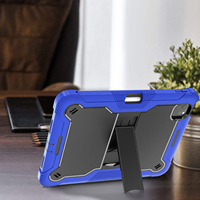 Ağır sağlam Tablet kapakları iPad Pro 11 inç M5 M4 darbeye hibrid yumuşak TPU tampon Kickstand geri kapakları