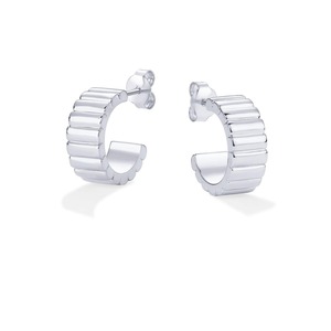 Boucles d'oreilles créoles épaisses en alliage plaqué or 14 carats PAVOI |   Bijoux bohèmes chics pour femmes Or jaune Sans pierre précieuse - Product Image 6