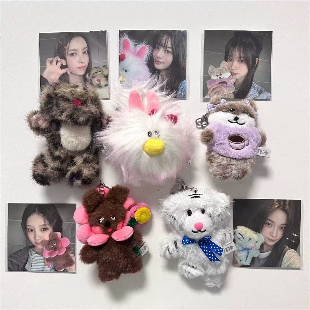 KPOP ILLIT 10cm ぬいぐるみキーホルダー ユナ ウォンヒ ミンジュ PP綿
