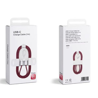 Câble USB-C vers USB-C 60W PD, charge rapide 6A, tressé en nylon, 1M, cordon de données pour iPhone 18/17/16/15 Pro Max iPad