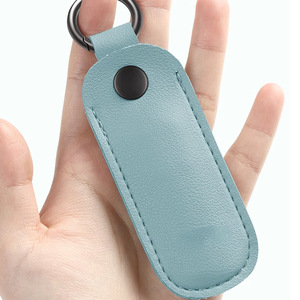 มีสินค้าในสต็อก: พวงกุญแจหนังขนาดเล็กหลากสี/เคสป้องกันสำหรับแฟลชไดรฟ์ USB, ที่เก็บข้อมูลแฟลชไดรฟ์ USB แบบพกพาและใช้งานได้กับทุกอุปกรณ์ - Product Image 5