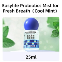 Brume buccale probiotique personnalisée pour une haleine fraîche, marque privée, saveur menthe fruitée, spray buccal rafraîchissant contre la mauvaise haleine