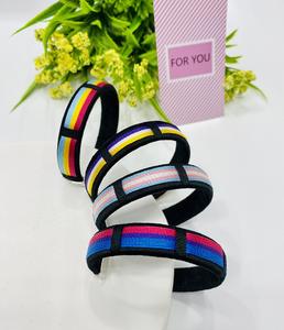 LGBTQ Pride Rainbow Bangle Open Cuff Nonbinary Wristband Boys Lesbian Gay Pansexual Bracelet for Girls - Product Image 1