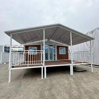 Maison Modulaire de Luxe 2 Chambres 20/40 Pieds Personnalisable, Maison Conteneur Préfabriquée Extensible, Norme Locale, Tiny House