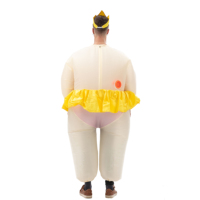 Costume de ballet gonflable rose pour adulte, convient aux tailles de 1,5 à 2 m. Idéal pour Noël, le cosplay, les fêtes, les spectacles sur scène et les bals masqués.