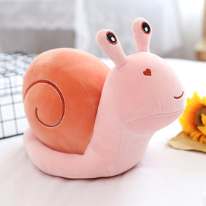 Carino realistico piccolo lumaca giocattolo di peluche personalizzato lavabile soffice decorazione Kawaii giocattolo cartone animato lumaca peluche giocattoli per bambini - Product Image 6