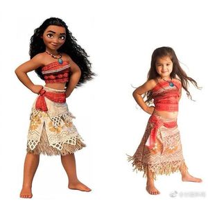 Conjunto de disfraz de Moana para mujeres y hombres, traje de fiesta de Halloween para adultos, verano 2022, tela de chenilla, talla única - Product Image 2