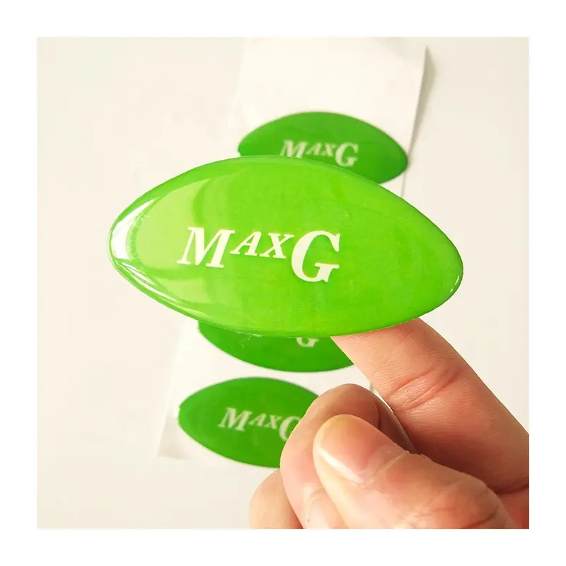 Chất lượng cao tùy chỉnh nhãn in ấn tùy chỉnh rõ ràng Gel xe logo Sticker 3D mềm Epoxy Resin Dome Sticker