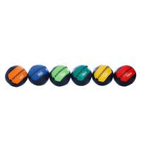 Balón Medicinal con Peso para Entrenamiento de Core y Fuerza, de Cuero Sintético, Sólido, Elástico y Ajustable, de 1kg a 12kg, para Ejercicios en Pared