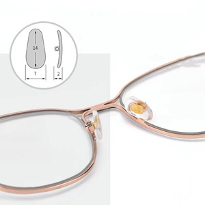 <span class=keywords><strong>Almohadillas</strong></span> <span class=keywords><strong>antideslizantes</strong></span> de PVC <span class=keywords><strong>para</strong></span> <span class=keywords><strong>gafas</strong></span>, lentes de sol con tornillo en la nariz - Product Image 3