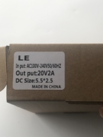 OEM 40W 20V 2A Notebook DC Adaptor Laptop AC Adapter Charger For Lenovo 5.5*2.5 Factory Price Good Quality