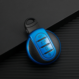 เคสกุญแจรถยนต์หนังเทียม TPU นุ่ม สำหรับ BMW <span class=keywords><strong>Mini</strong></span> <span class=keywords><strong>Countryman</strong></span> Cooper F54F55F56F60 พร้อมพวงกุญแจ - Product Image 4