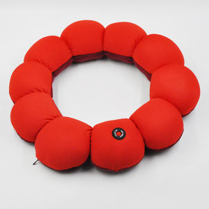 Masajeador de hombro eléctrico de cuello de alta calidad en forma de flor almohada de masaje vibratorio con pilas masajeador anticelulítico - Product Image 2