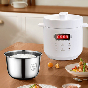 Phổ biến 3L thép không gỉ Nồi áp suất điện đa chức năng nồi cơm điện cho hộ gia đình sử dụng - Product Image 6