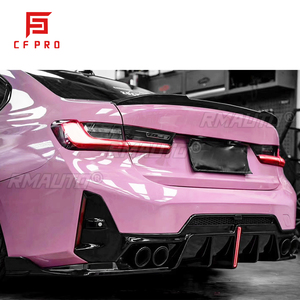 G20 G28 Car Rear Bumper Lip Diffuser Spoiler With LED Light for BMW 3 Series G20 2023+G28 Lci Car Accessories - Product Image 3