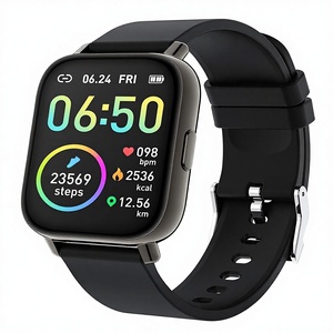 Smart <b>Watch</b> Fitness Tracker 1.69' Touch Screen Heart Rate Sleep Monitor Step Counter Men Women IP68 Waterproof Plastic Case - Product Image 3