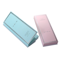 Boîte en papier kraft personnalisée pour produits cosmétiques pour les lèvres, acide hyaluronique, 2 ml, avec gaufrage et laminage mat