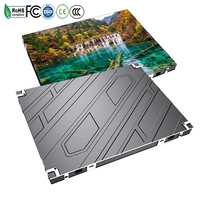 Écran LED d'intérieur à petit pas, boîtier en aluminium moulé sous pression P1.25 P1.53 P1.86 P2 P2.5 P3.07, luminosité 800 cd, revêtement GOB, mur vidéo