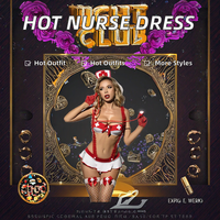 Uniforme d'infirmière sexy pour femme adulte Costume d'Halloween avec motif numérique Combinaison de soutien-gorge sexy JSY Brand Adult Roleplay Fancy Dress